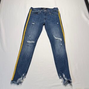Express Legging Jeans with Yellow Stripe